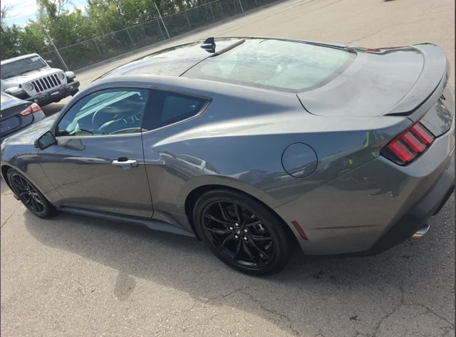 Used 2025 Gray Metallic Ford EcoBoost Premium image 3