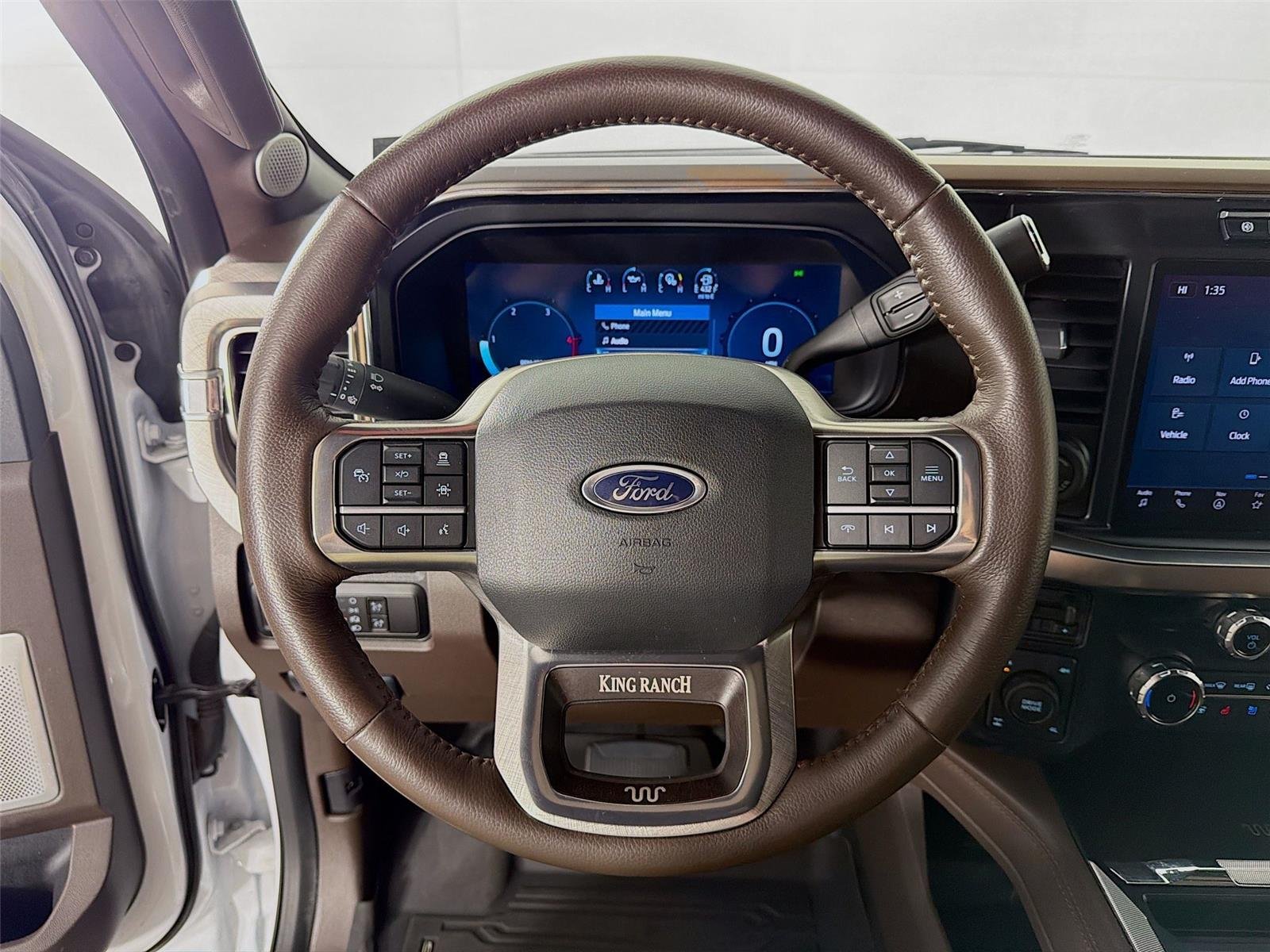 Used 2024 Oxford White Ford King Ranch image 12