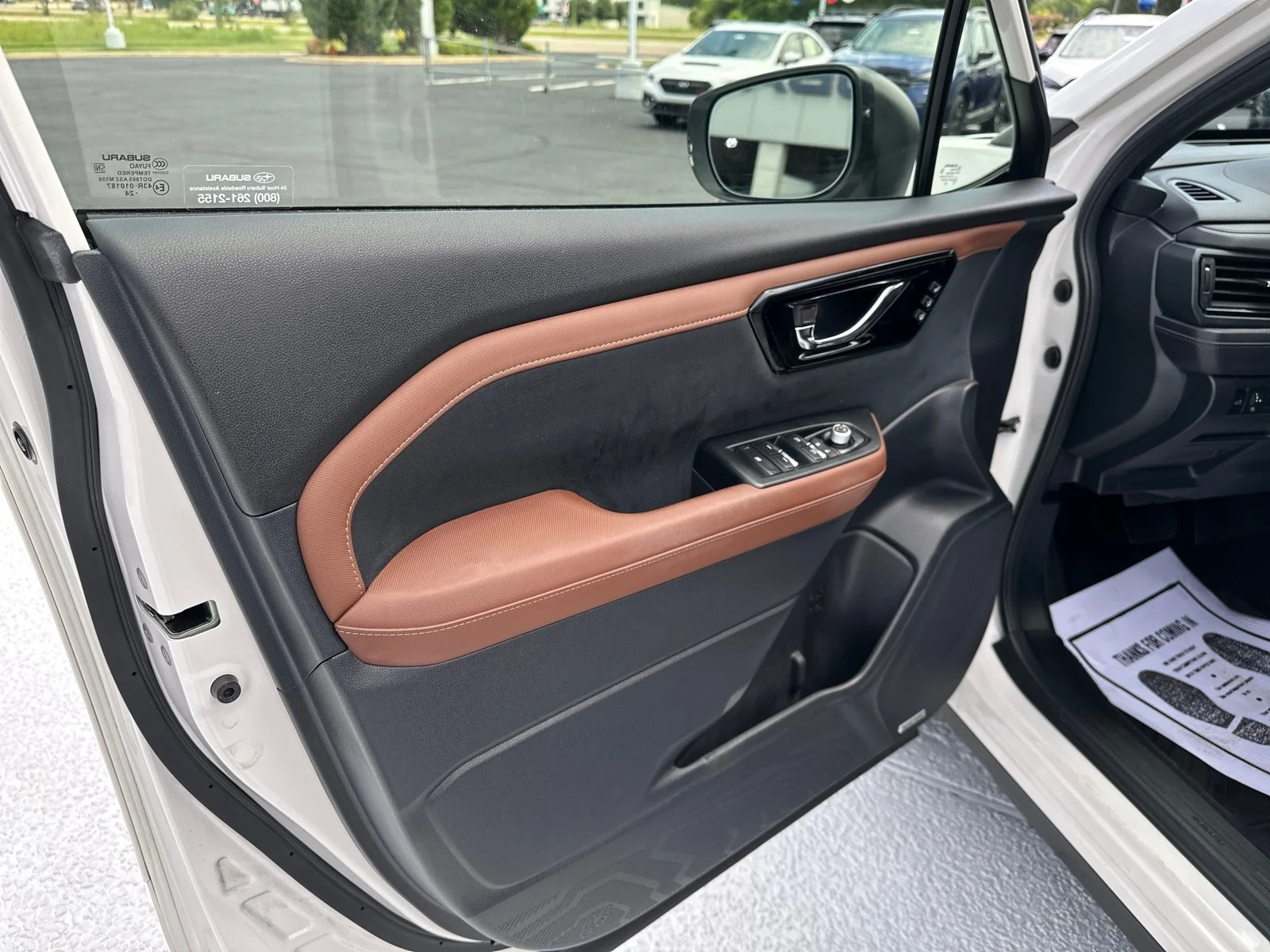 Certified Used 2025 Crystal White Pearl Subaru Touring AWD image 14