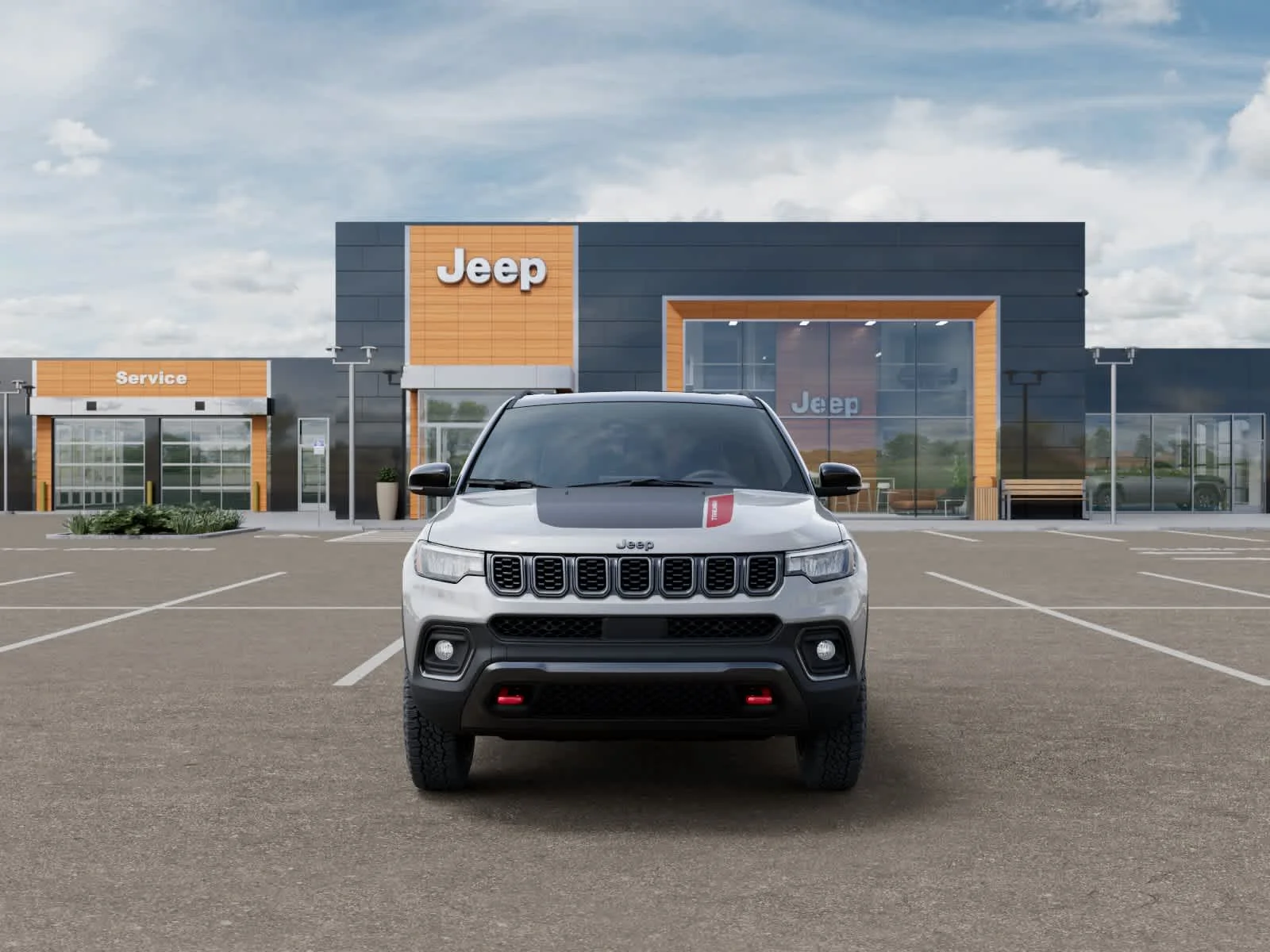 New 2026 Silver Zynith Metallic Clearcoat Jeep Trailhawk image 6