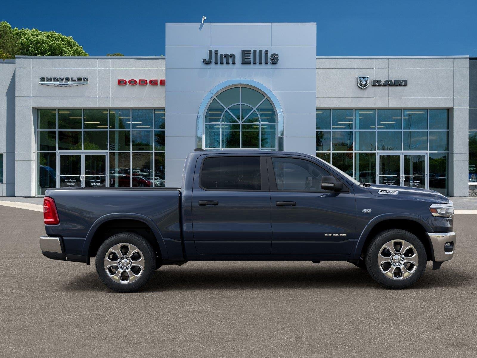 New 2026 Forged Blue Metallic Exterior Paint RAM Big Horn image 21