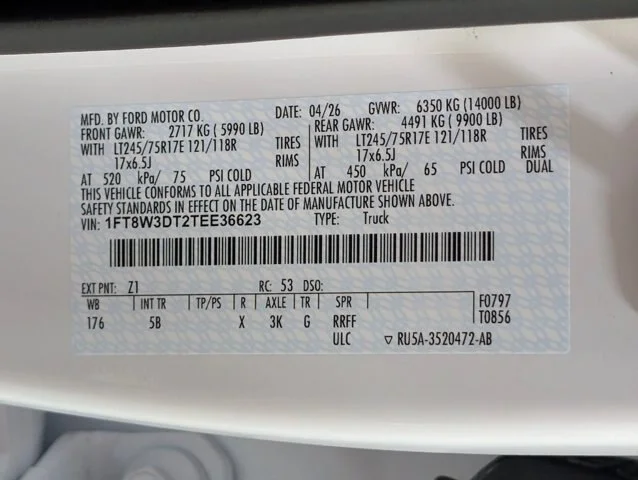 New 2026 Oxford White Ford F-350® Lariat® image 69