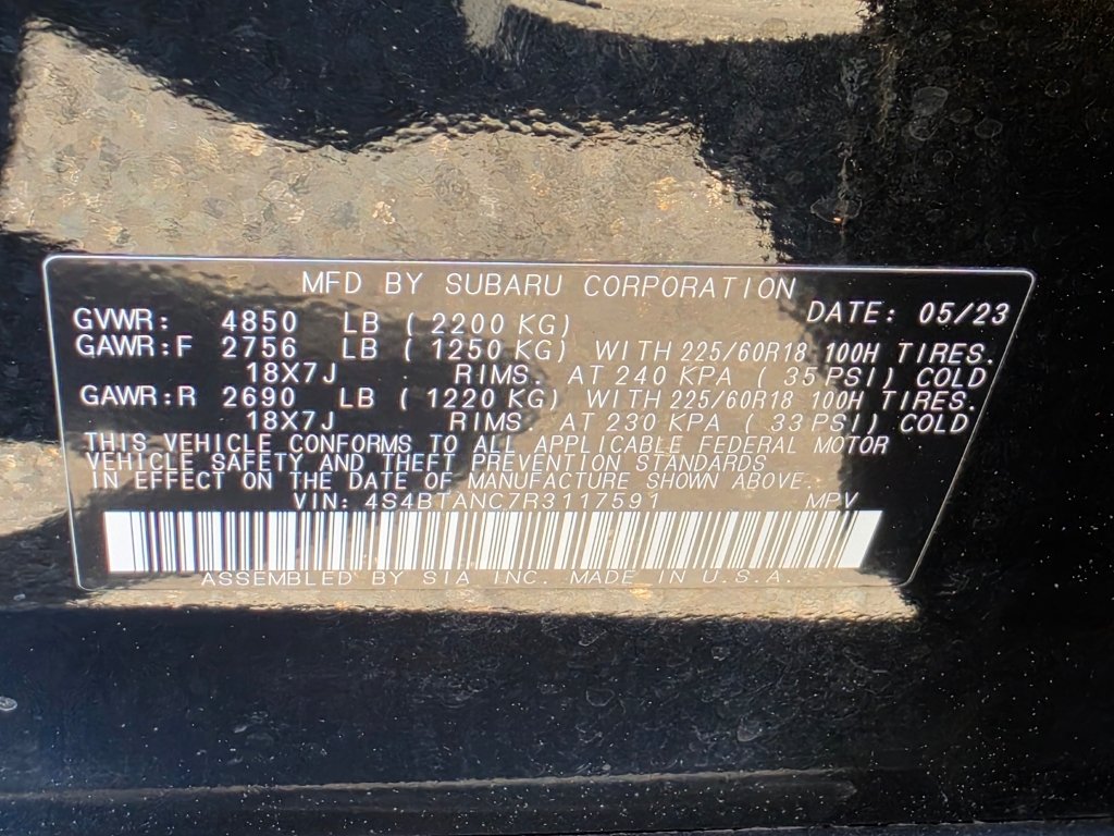 Used 2024 Black Subaru Limited image 37