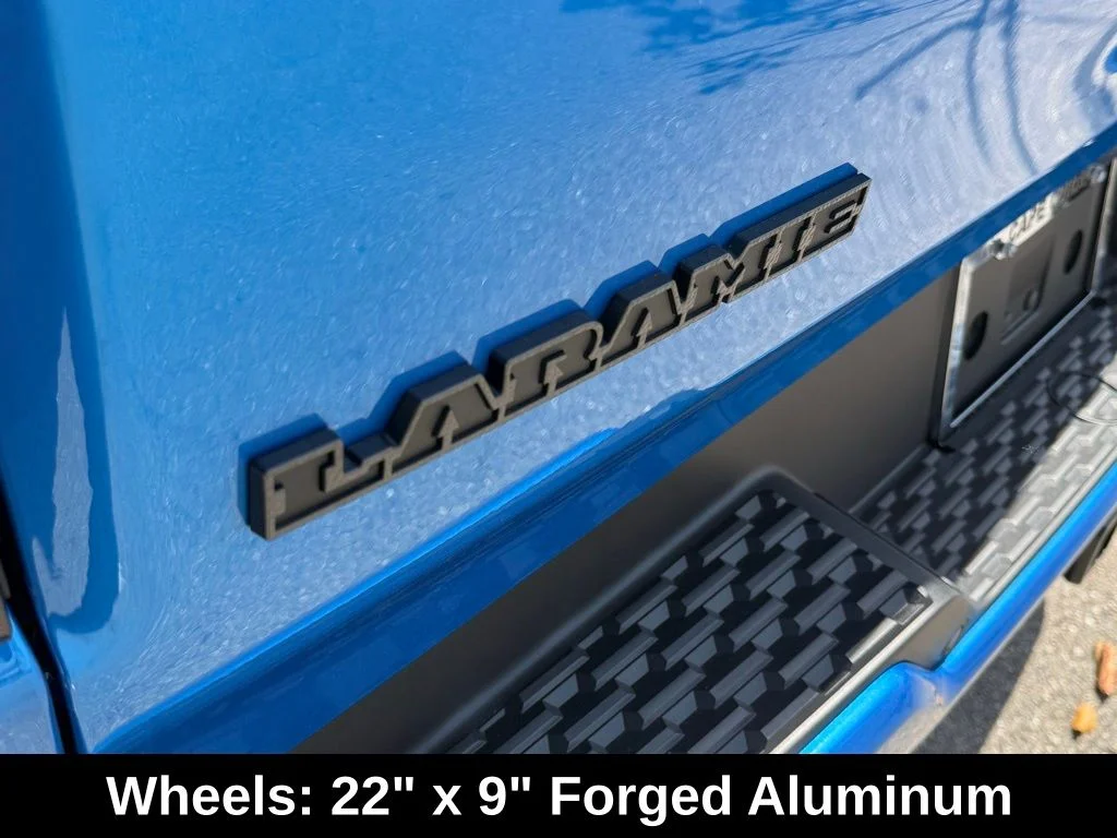 New 2026 Hydro Blue Pearl-Coat Exterior Paint RAM Laramie image 38