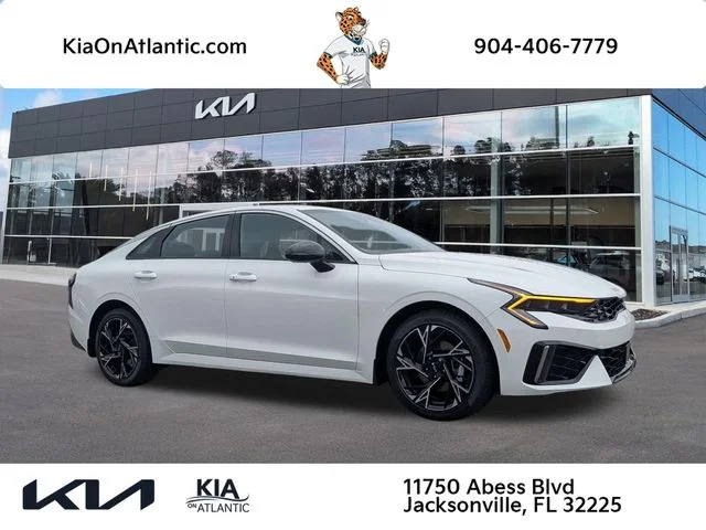 New 2026 Snow White Pearl Kia GT-Line FWD image 1