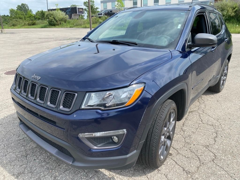 Used 2021 Jazz Blue Pearlcoat Jeep 80th Special Edition image 3