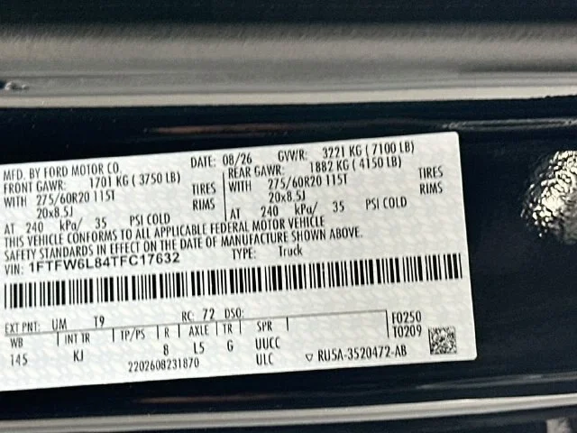 New 2026 Agate Black Metallic Ford King Ranch image 68