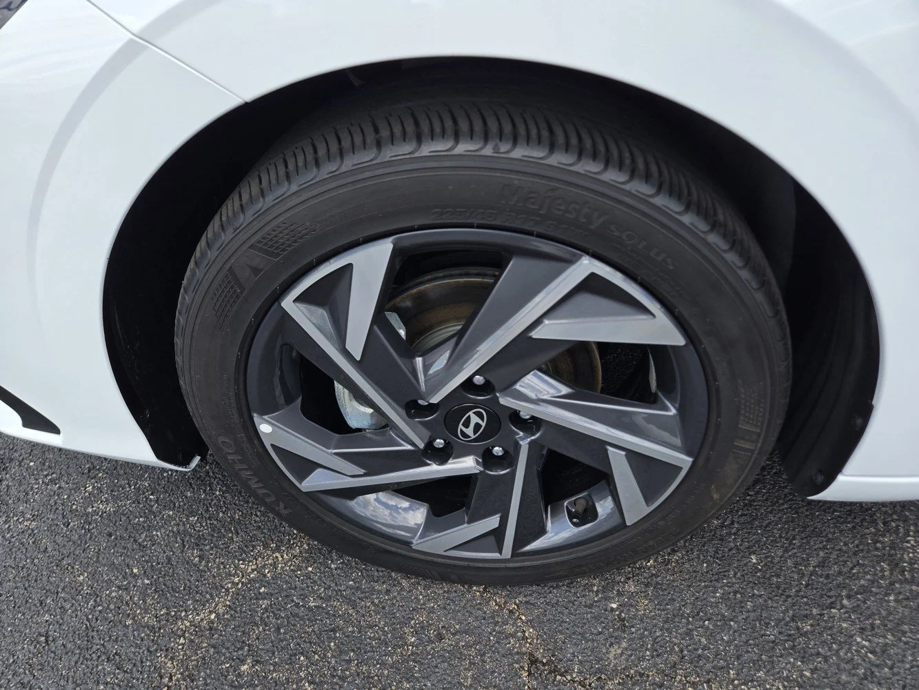 Used 2025 Serenity White Hyundai SEL Sport image 43