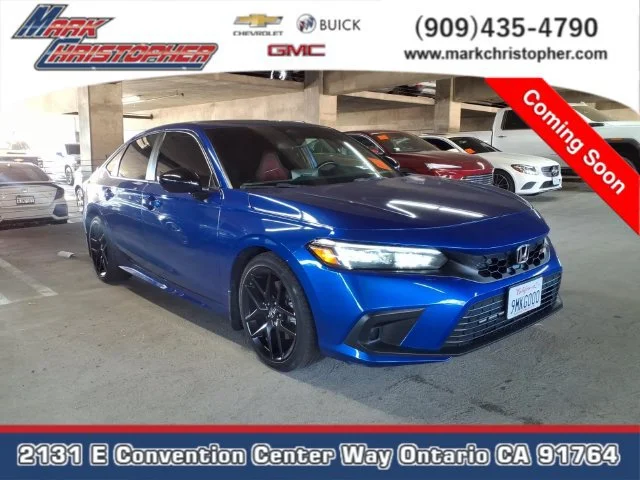 Used 2024 Blue Honda 4DR MT image 1