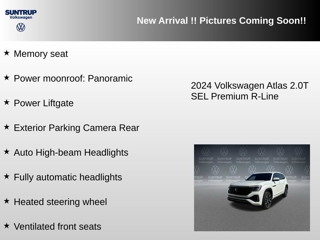 Used 2024 White Volkswagen 2.0T SEL Premium R-Line image 12