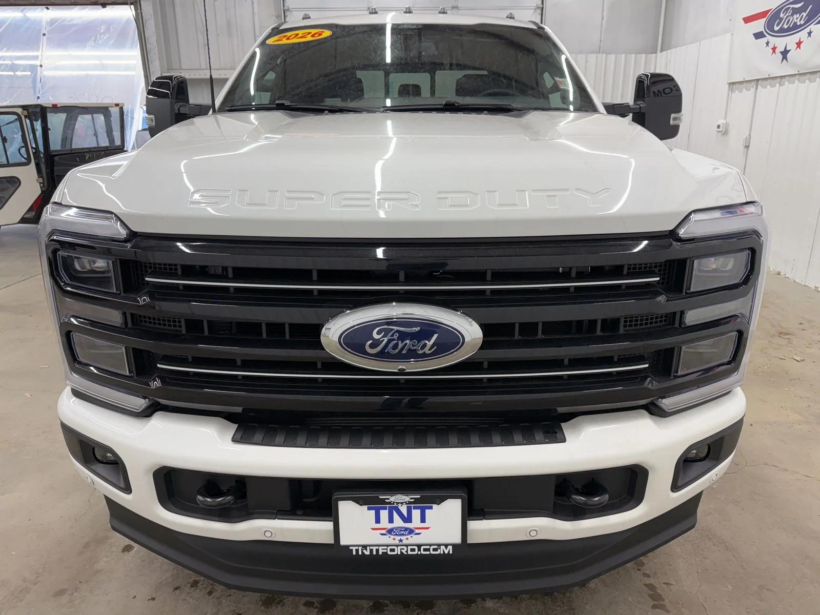 New 2026 Star White Metallic Tri-Coat Ford F-250® Platinum® image 3