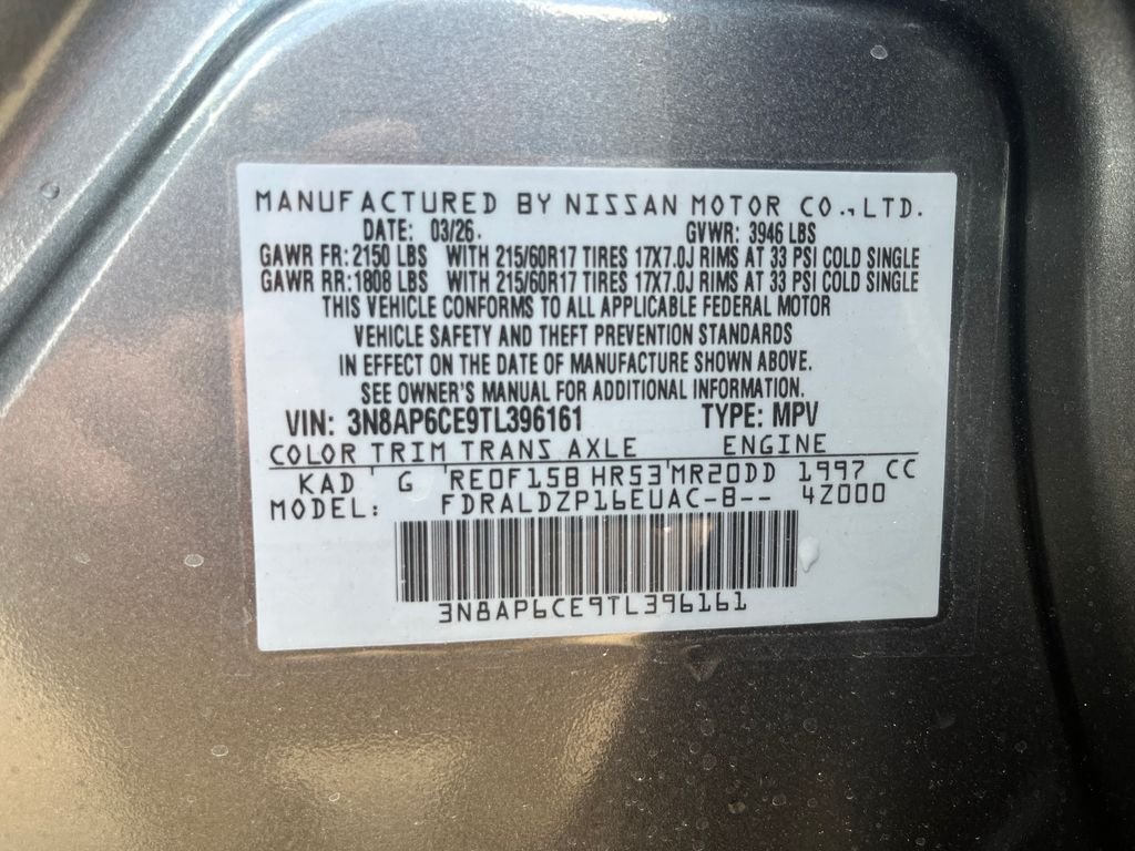 New 2026 Gun Metallic Nissan SV image 29