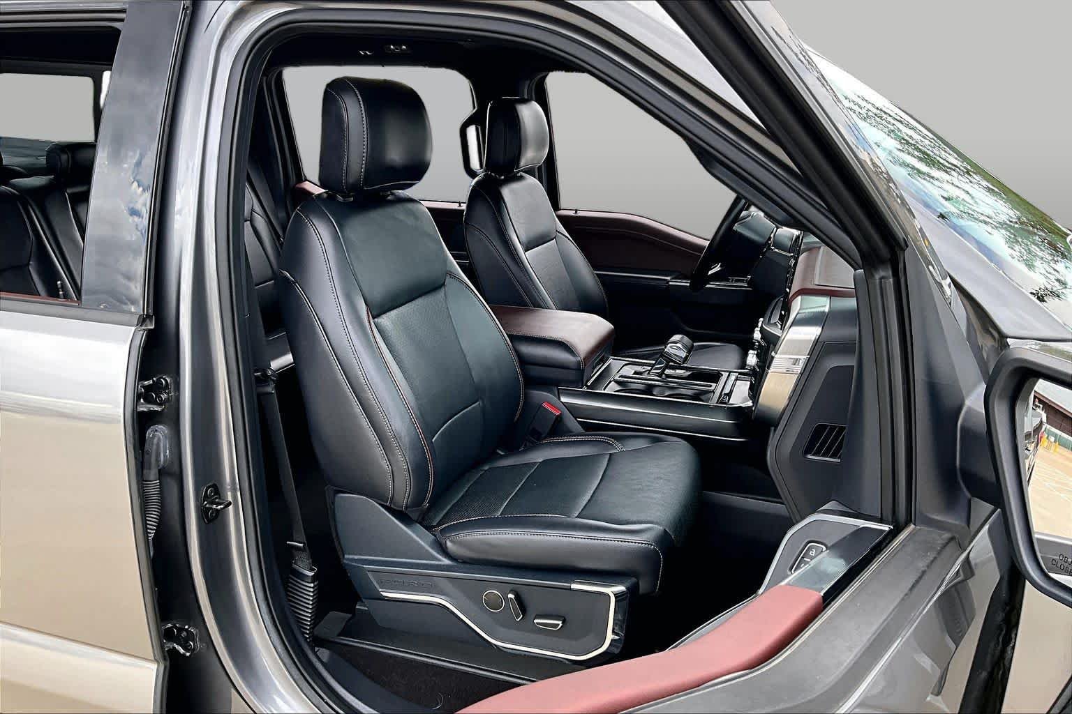 Used 2021 Carbonized Gray Metallic Ford LARIAT image 9