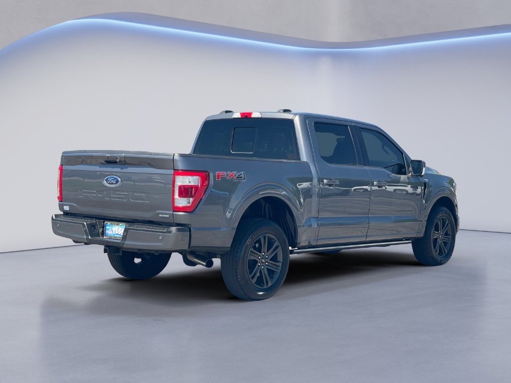 Used 2021 Carbonized Gray Metallic Ford LARIAT image 20