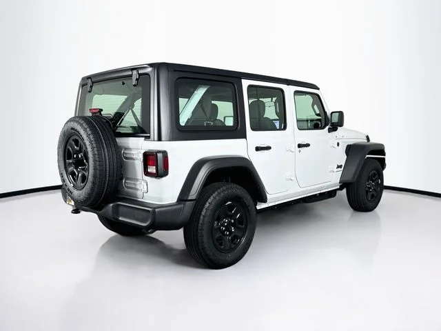 New 2026 Bright White Clear-Coat Exterior Paint Jeep Sport S image 7