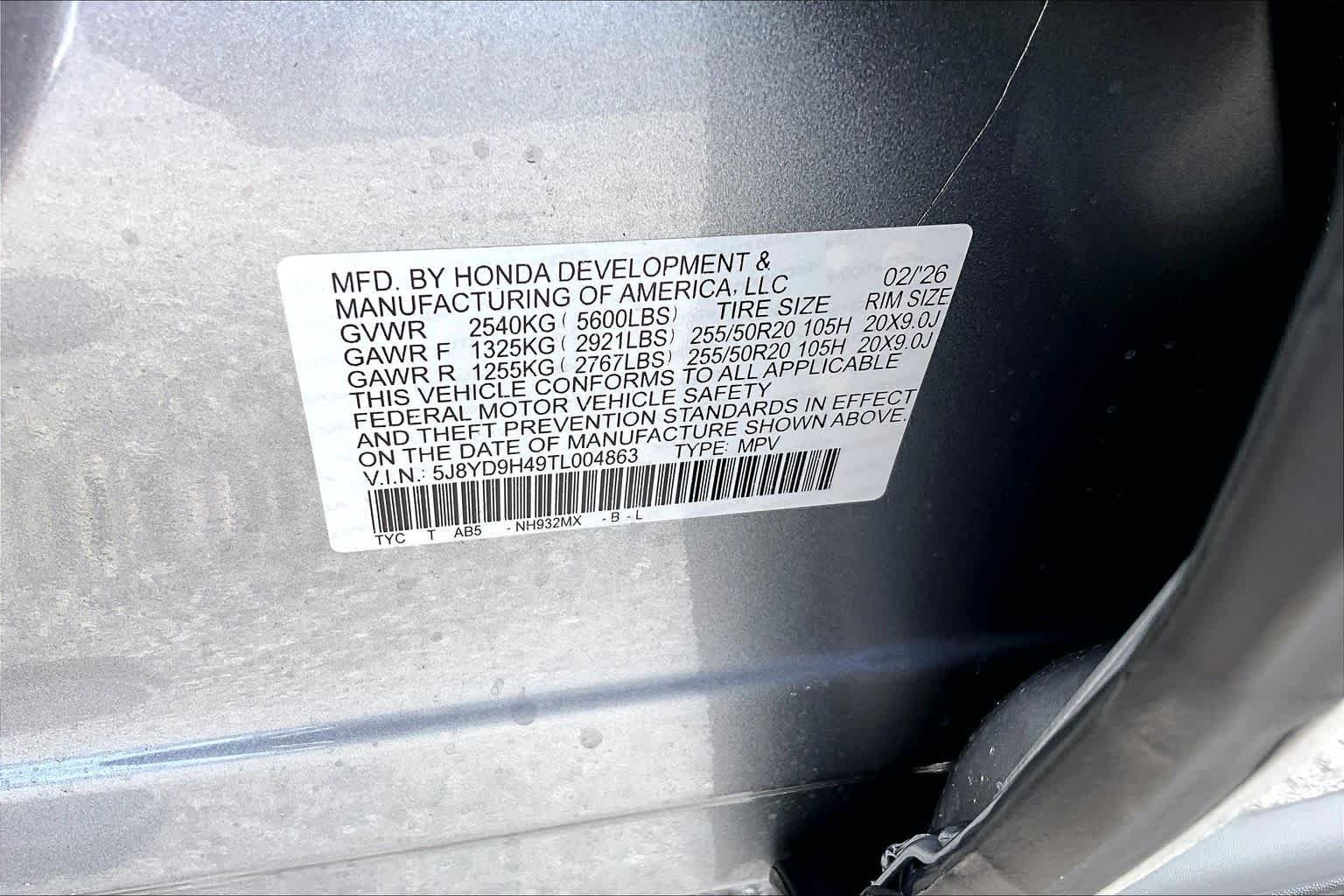 New 2026 Solar Silver Metallic Acura w/Technology Package image 21