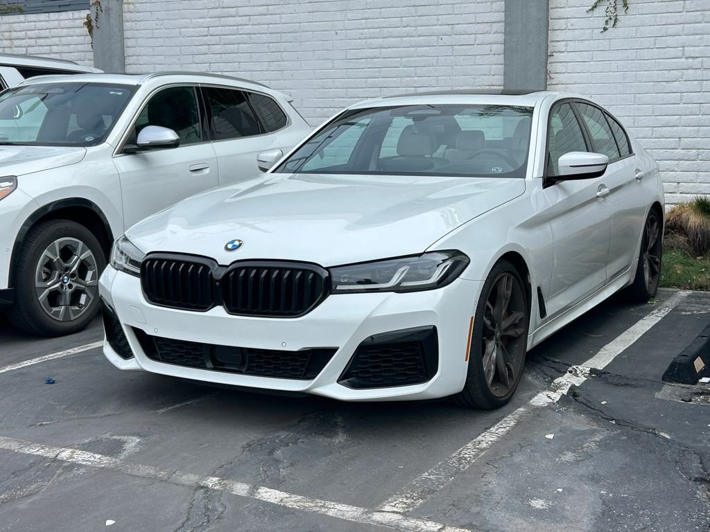Certified Used 2023 Alpine White BMW M550i xDrive image 2