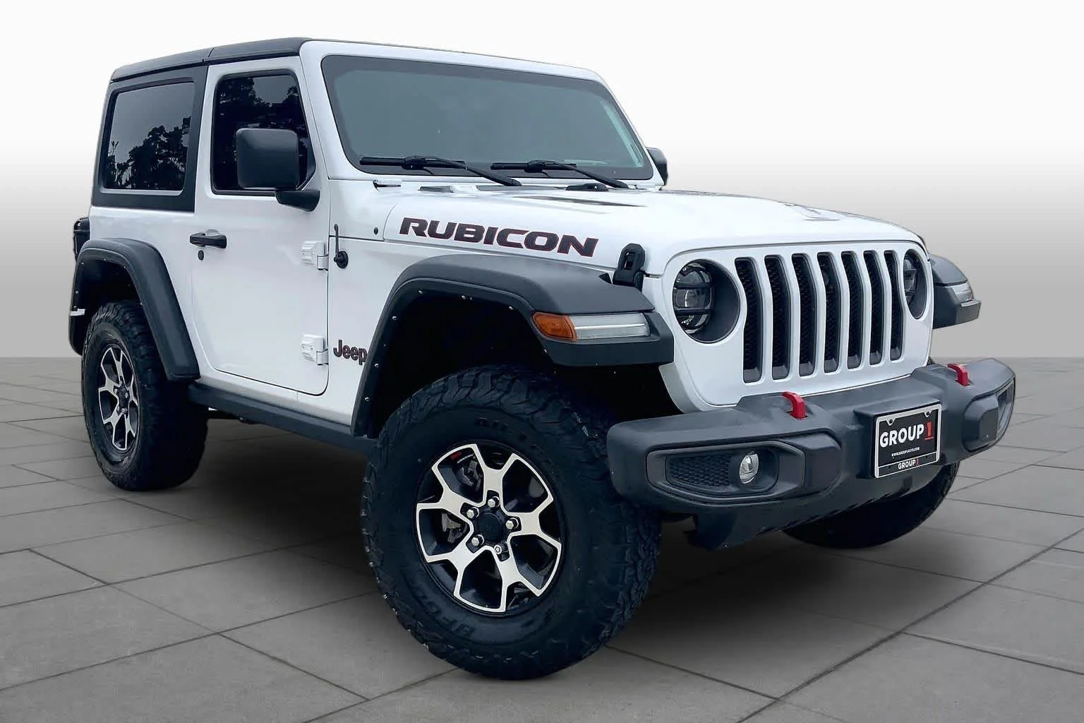 Used 2022 Bright White Clearcoat Jeep Rubicon image 3