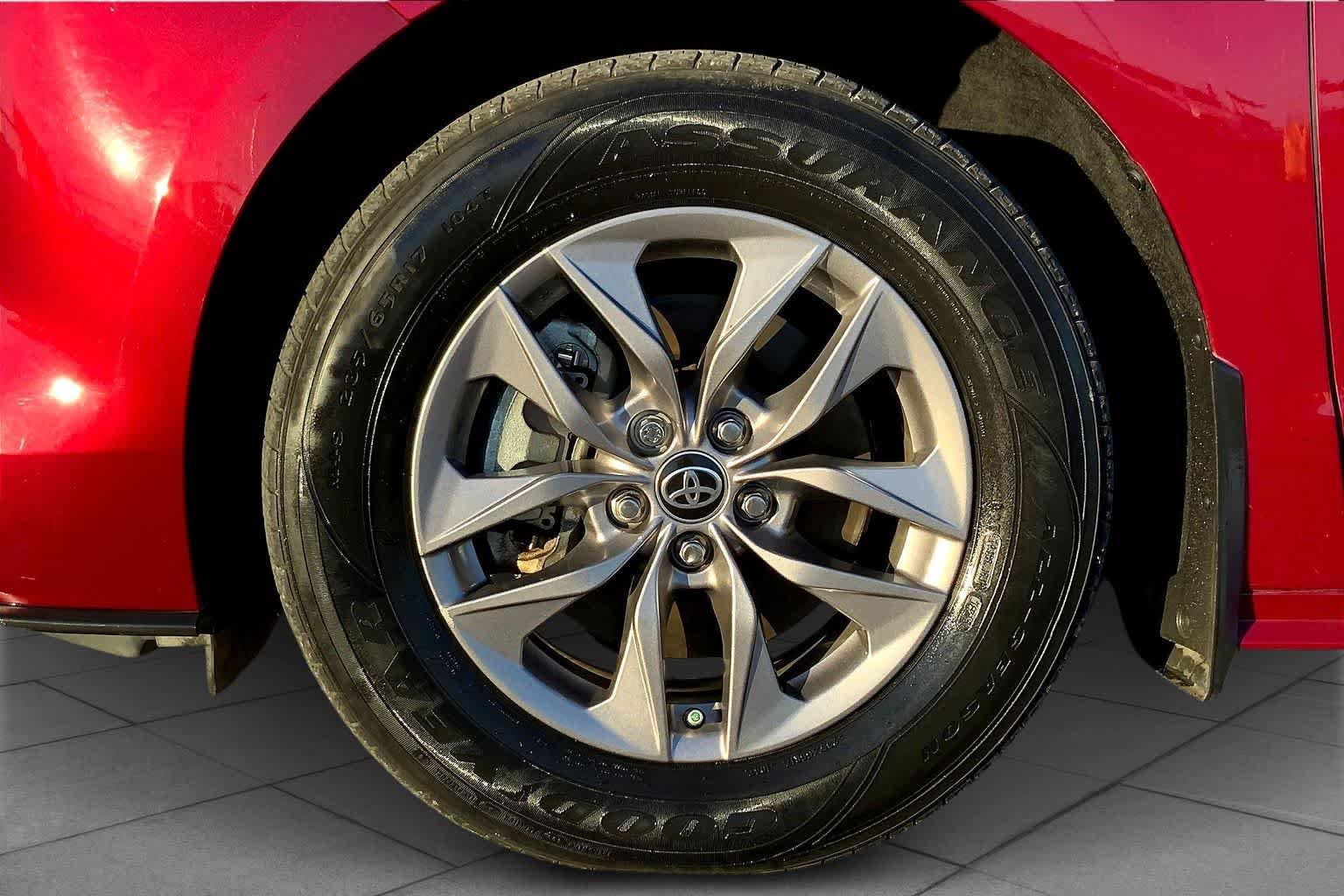 Used 2021 Ruby Flare Pearl Toyota LE image 11