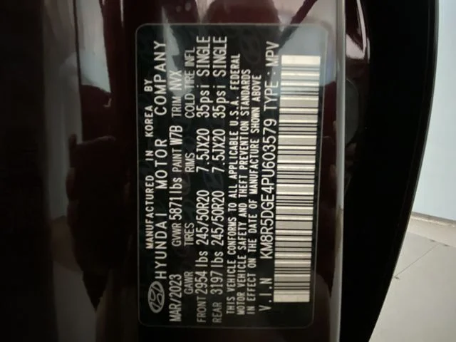 Used 2023 Red Hyundai Limited image 29