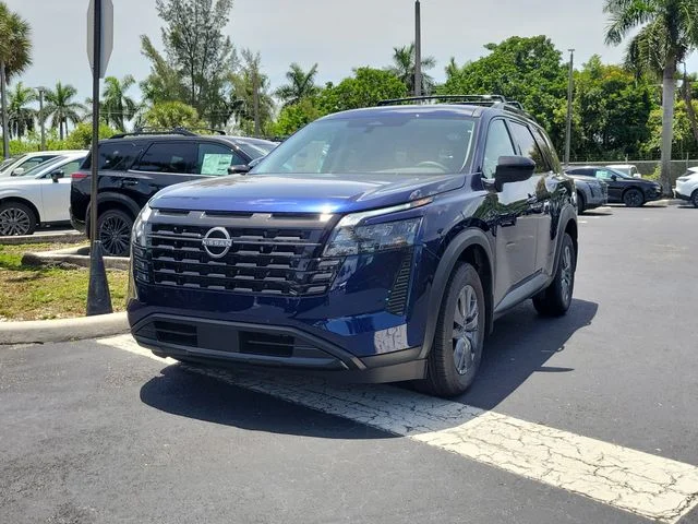 New 2026 Deep Ocean Blue Pearl Nissan SV image 8