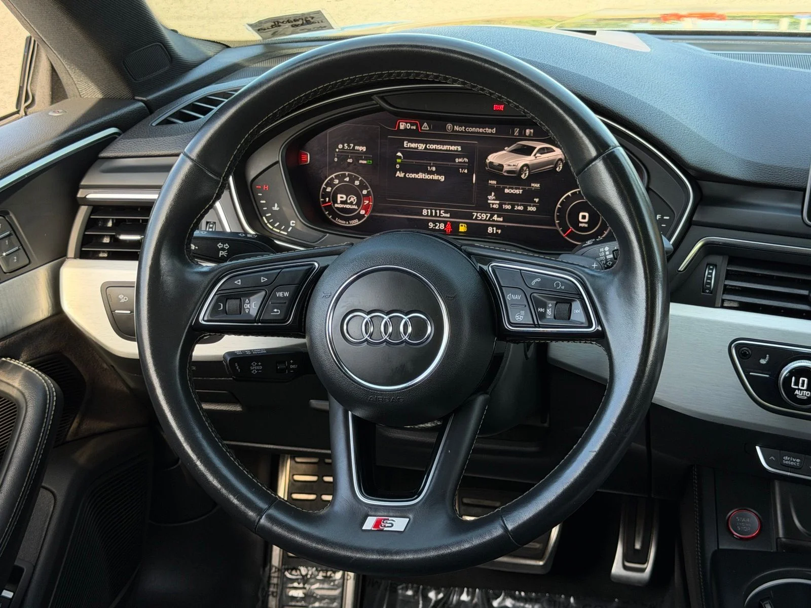Used 2018 Daytona Gray Pearl Effect Audi 3.0T Prestige image 18