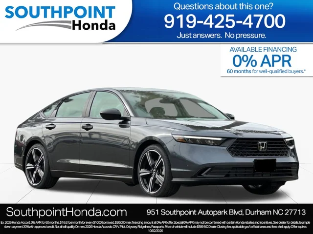 2026 Honda Accord SE