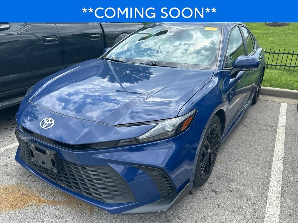 Certified Used 2025 Blue Toyota SE image 1