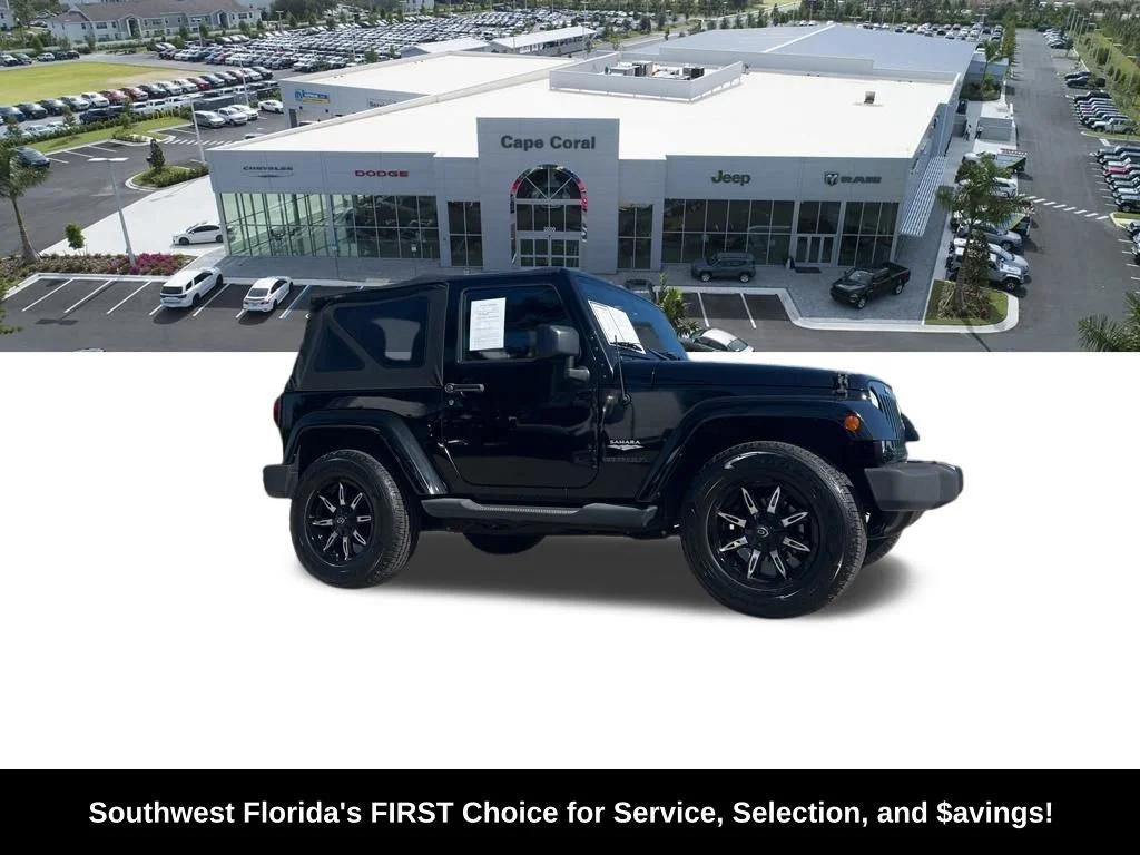 Used 2015 Jeep Wrangler Sahara with VIN 1C4AJWBG1FL528197 for sale in Cape Coral, FL