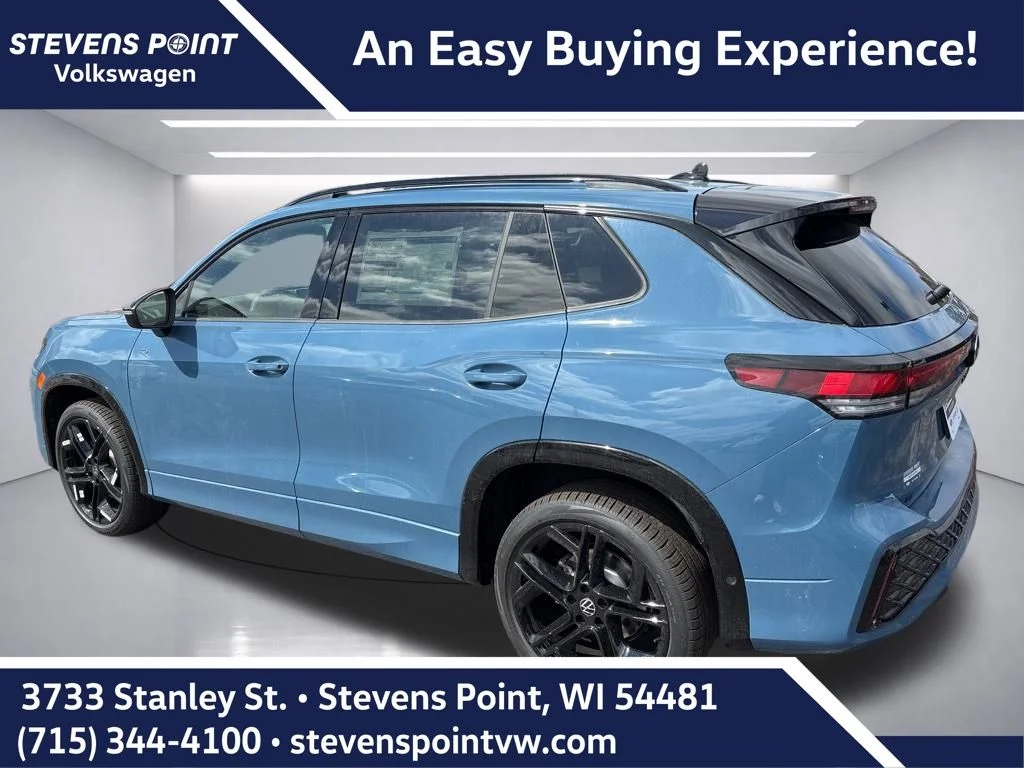 New 2026 Monterey Blue Pearl Volkswagen 2.0T SE R-Line Black image 3