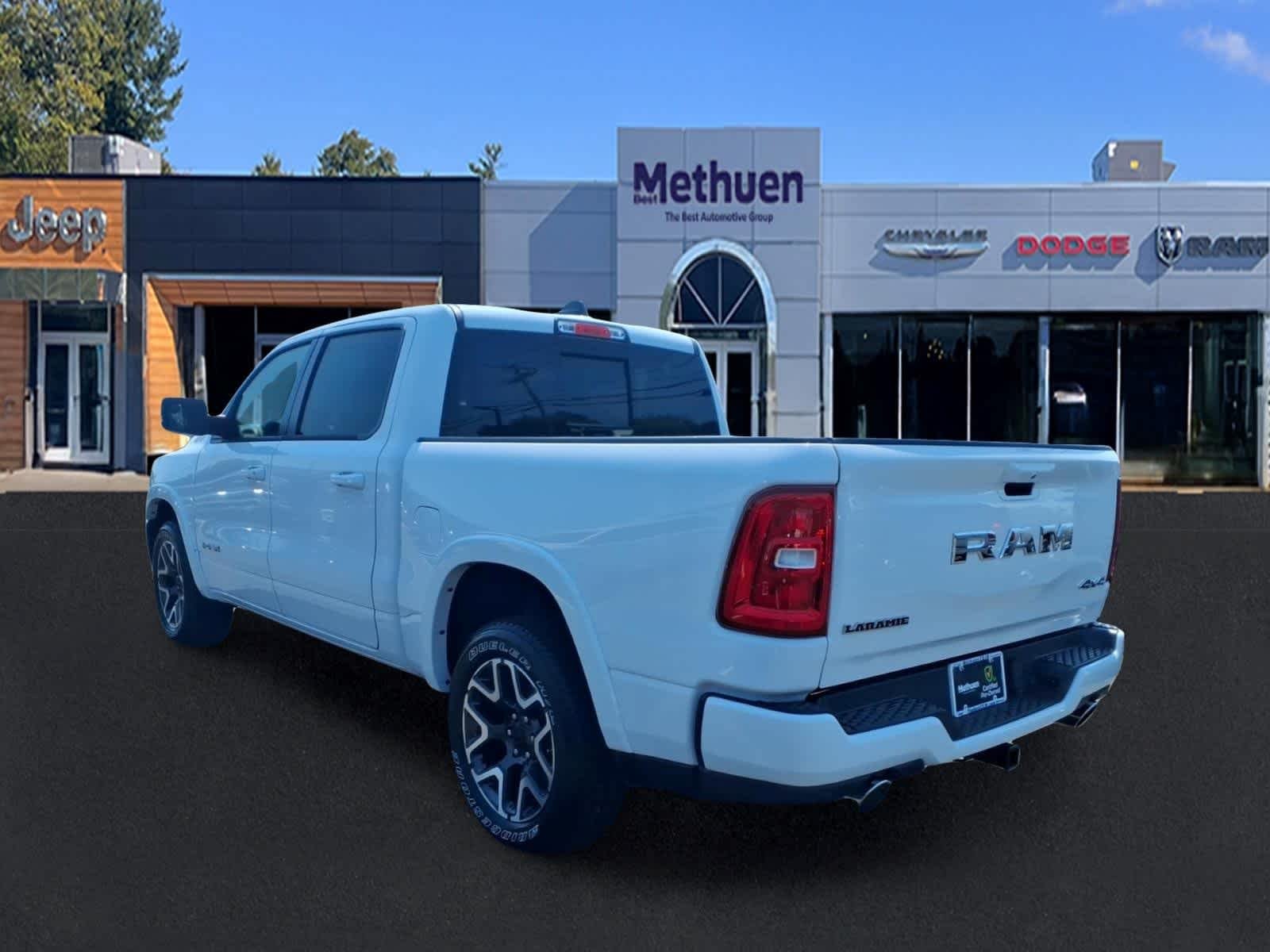 Used 2025 Bright White Clearcoat Ram Laramie image 6