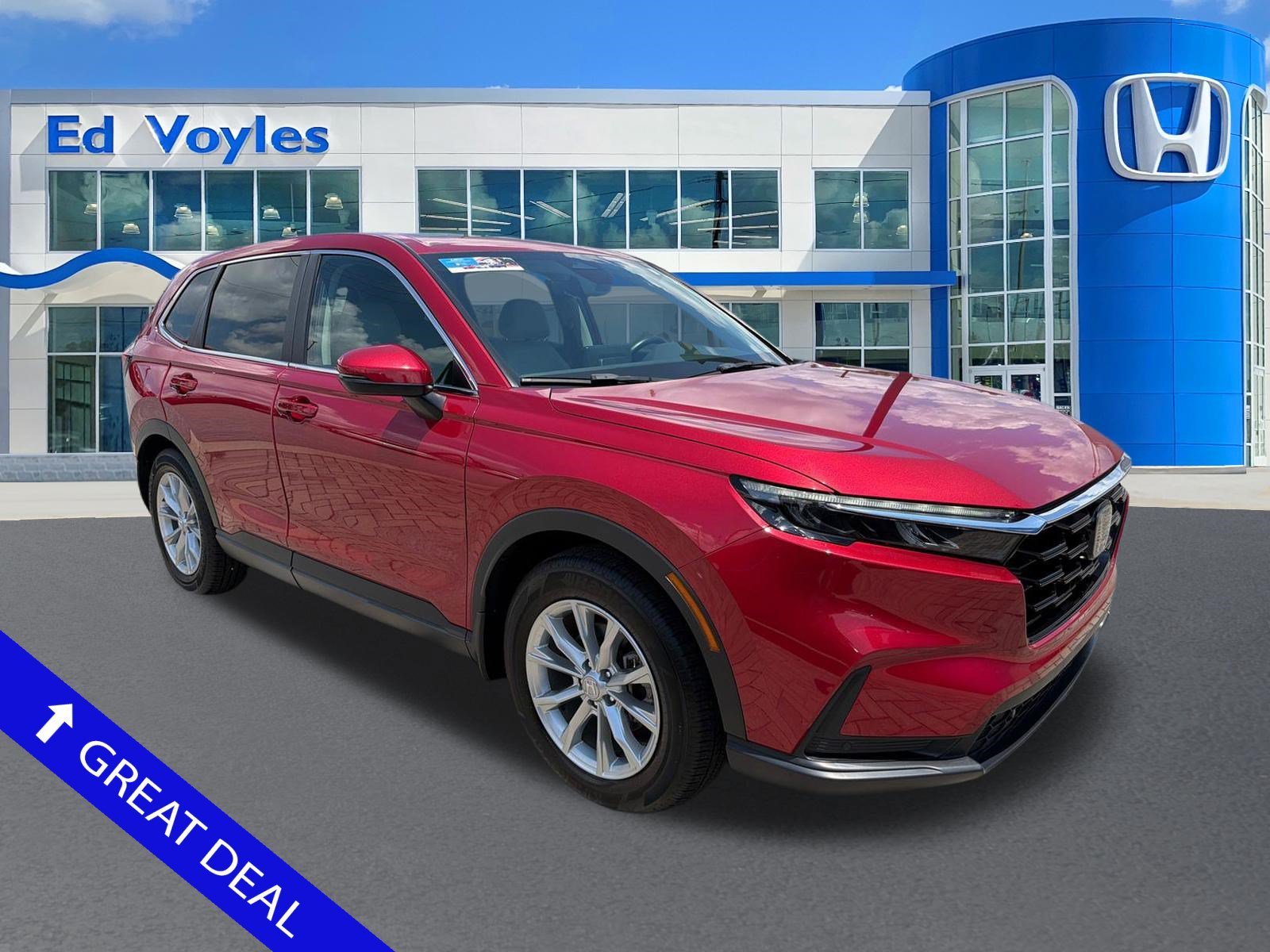 Certified Used 2024 Radiant Red Metallic Honda EX-L image 1