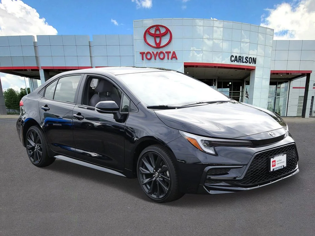 Certified 2026 Toyota Corolla SE with VIN JTDBCMFEXT3125021 for sale in Minneapolis, Minnesota
