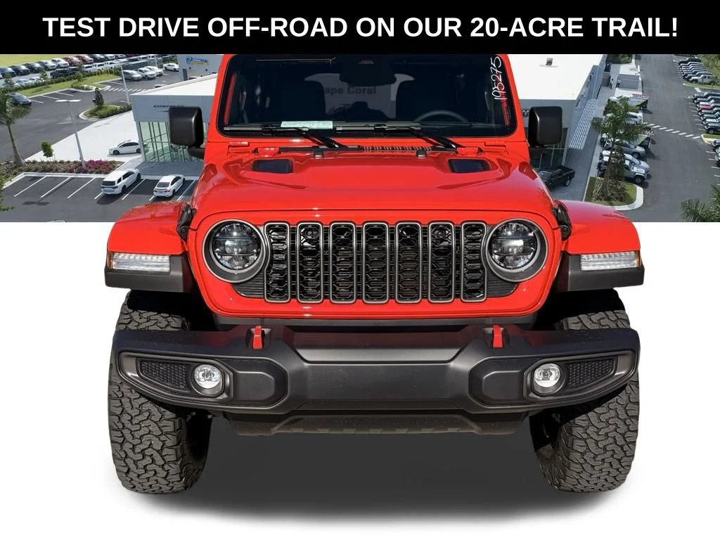 New 2026 Firecracker Red Clear-Coat Exterior Paint Jeep Rubicon image 9