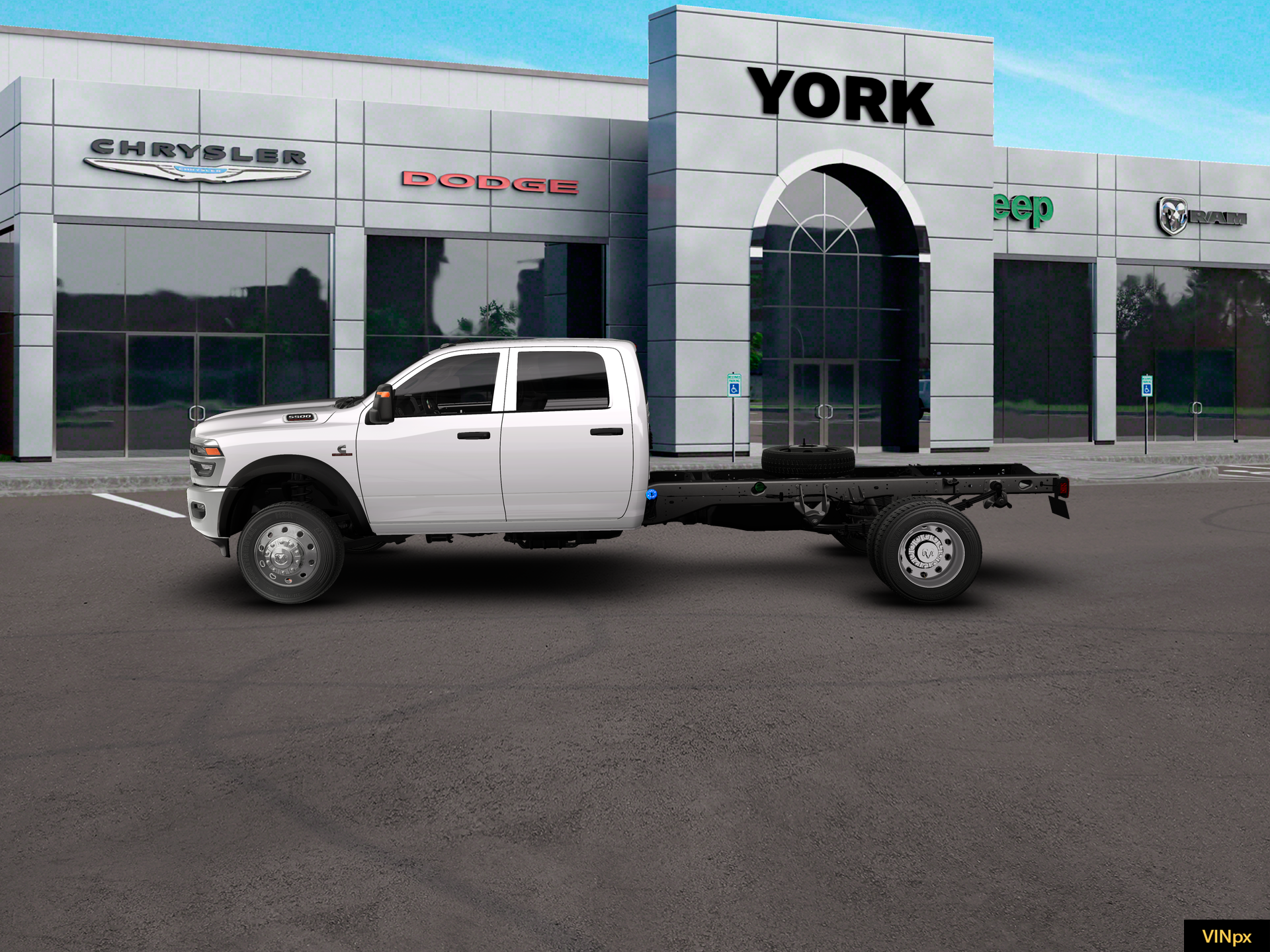 New 2026 Bright White Clear-Coat Exterior Paint RAM Tradesman image 3