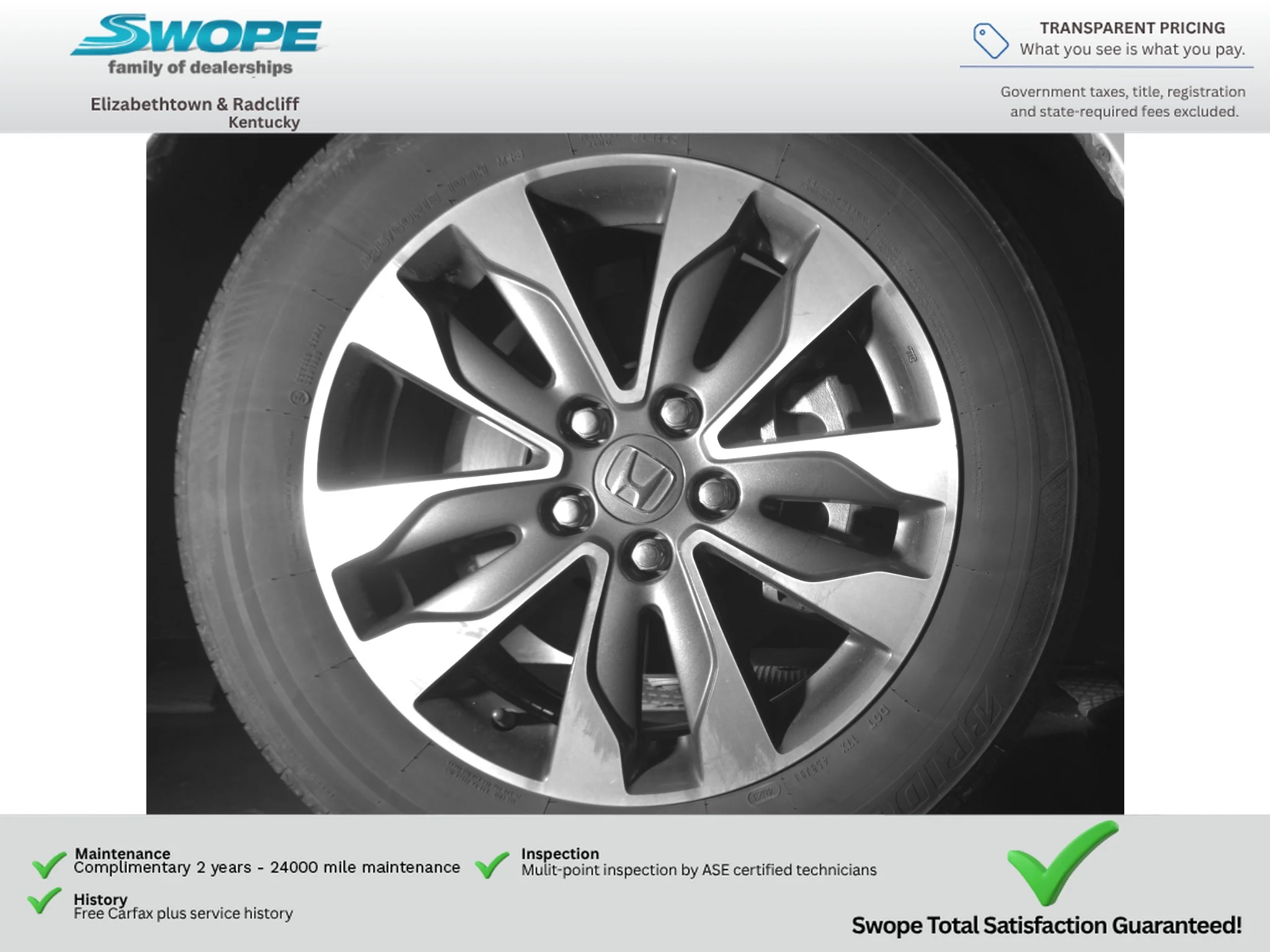 Used 2024 White Honda EX-L image 21
