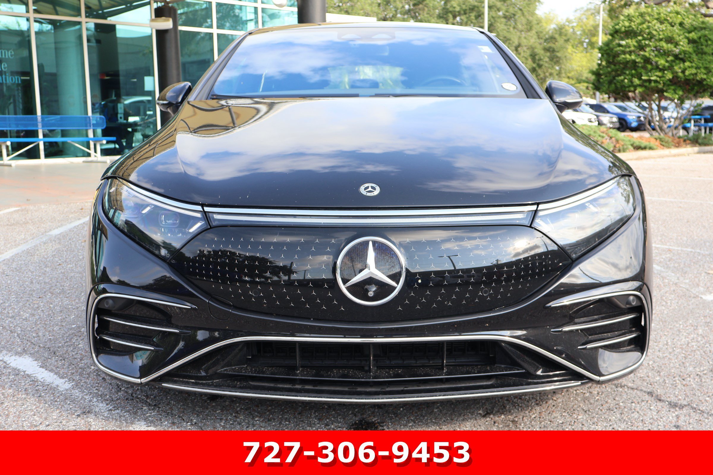 Certified Used 2023 Obsidian Black Metallic Mercedes-Benz EQS 450 image 13