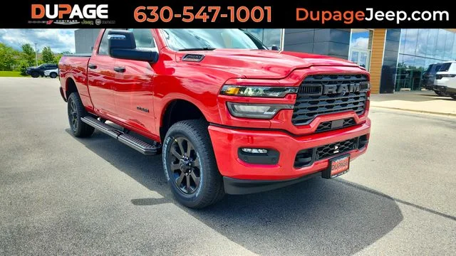 New 2026 Flame Red Clear-Coat Exterior Paint RAM Big Horn video 1