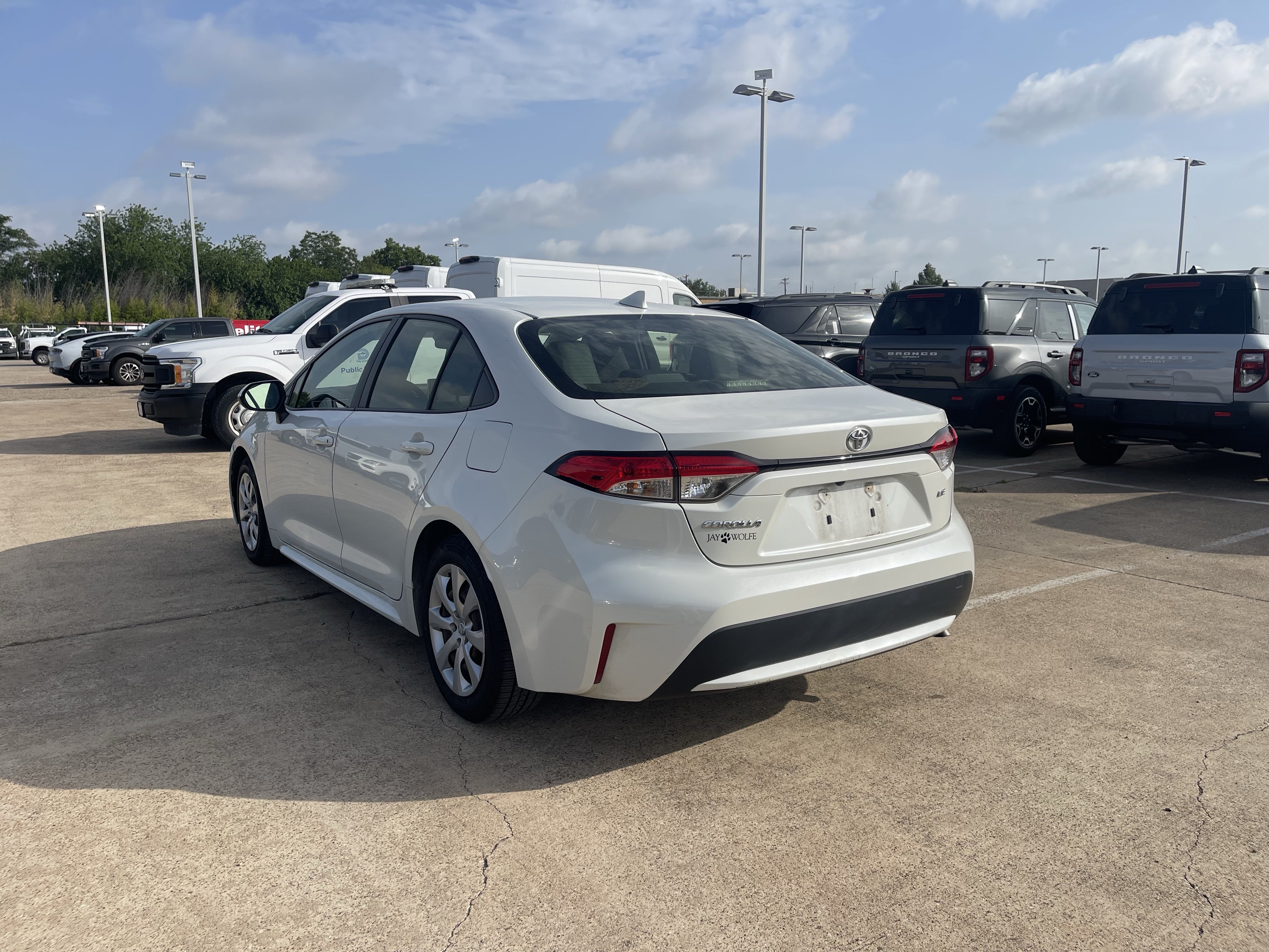 Used 2020 Blizzard Pearl Toyota LE image 2