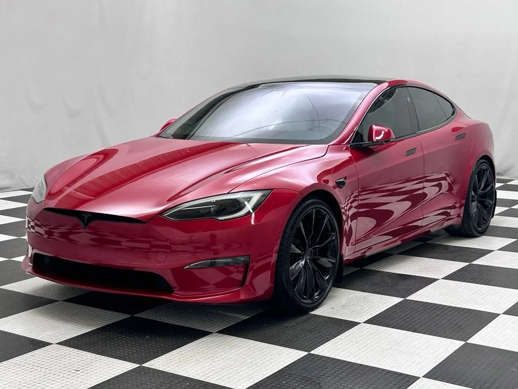 Used 2022 Red Tesla Base image 4