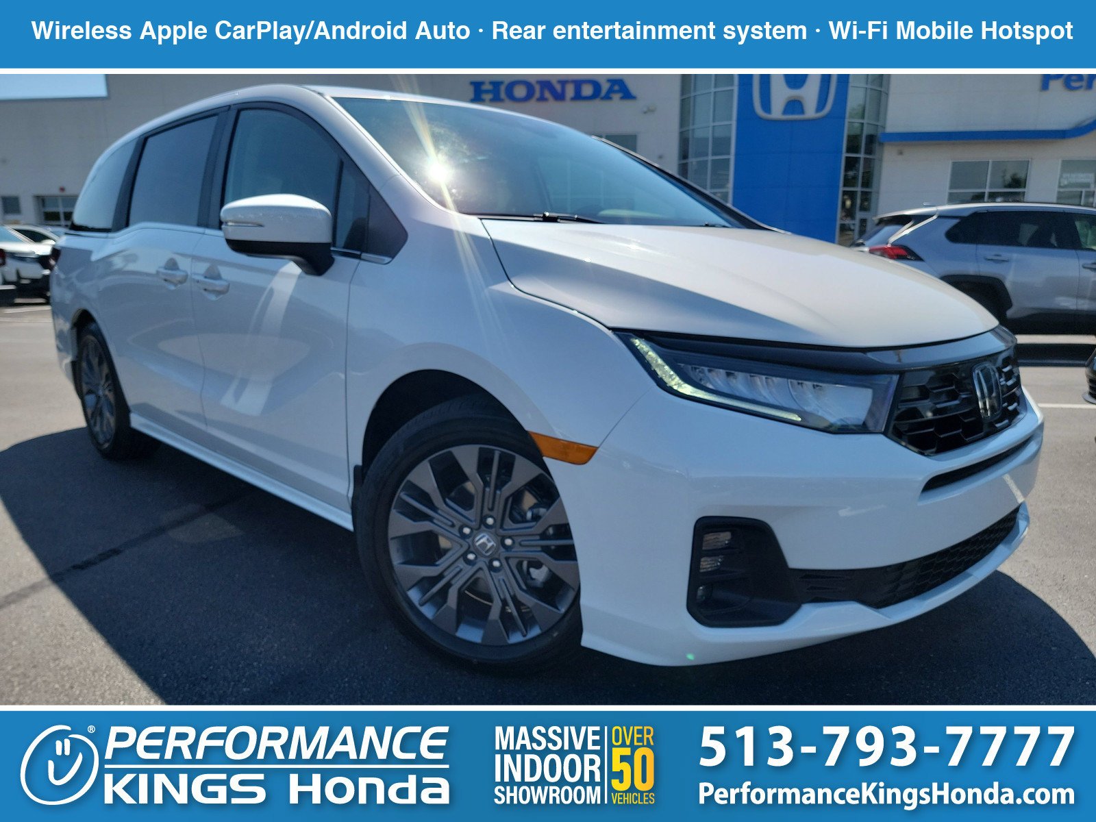 New 2027 Platinum White Pearl Honda Touring image 1