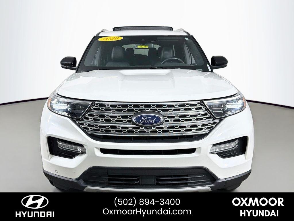 Used 2020 Star White Metallic Tri-Coat Ford Limited HYBRID image 2