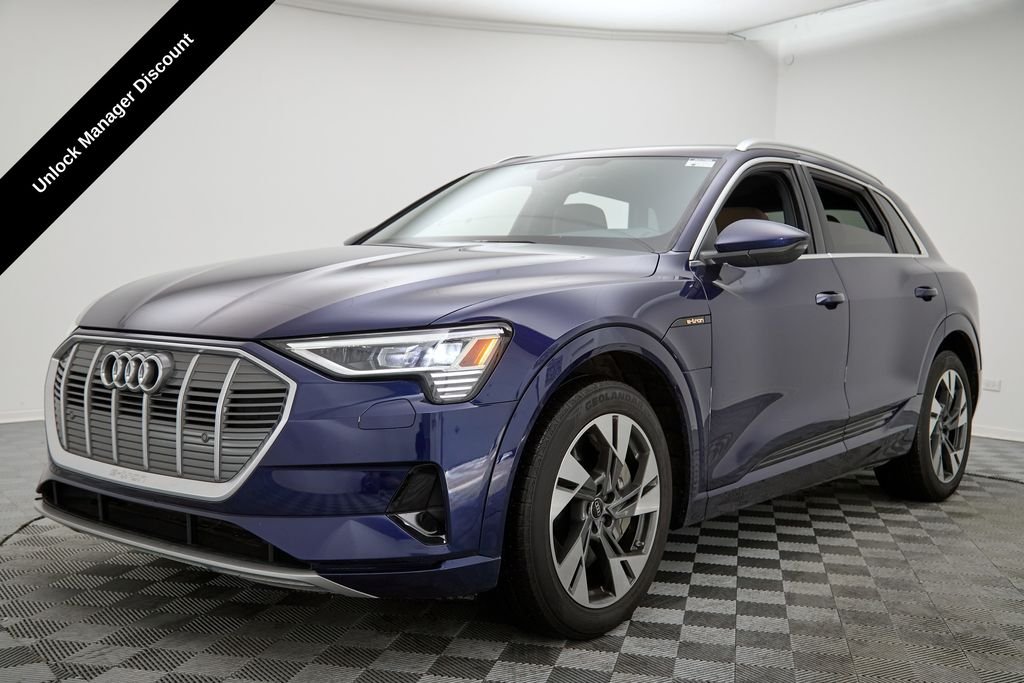 Used 2022 Audi e-tron Premium with VIN WA1AAAGE9NB027308 for sale in Des Plaines, IL