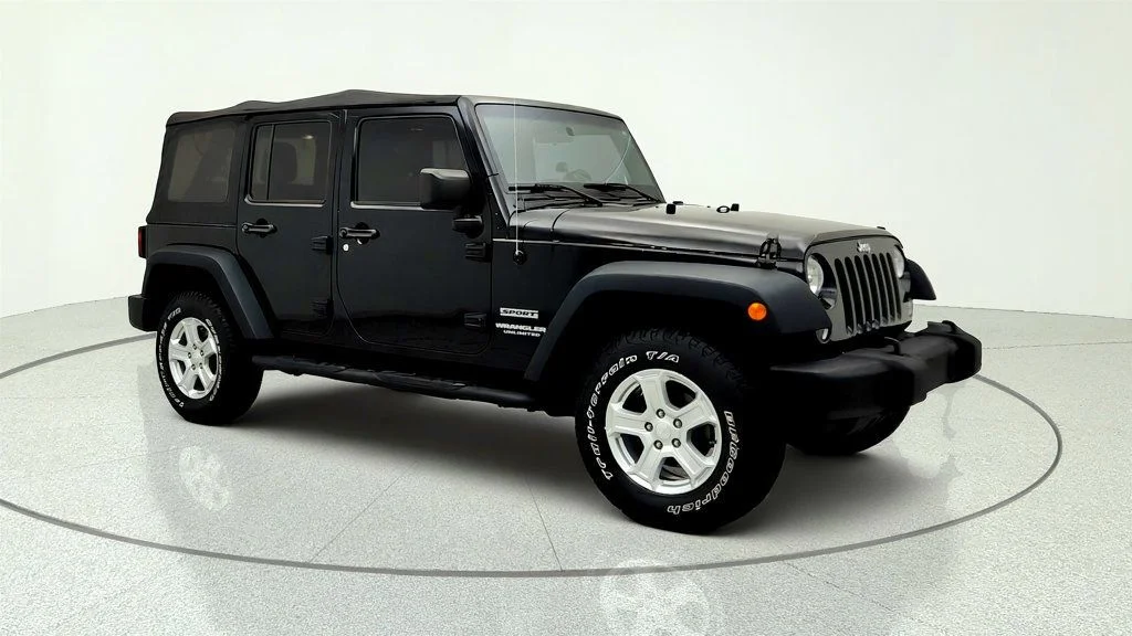 Used 2017 Black Clearcoat Jeep Sport 4x4 w/ 31