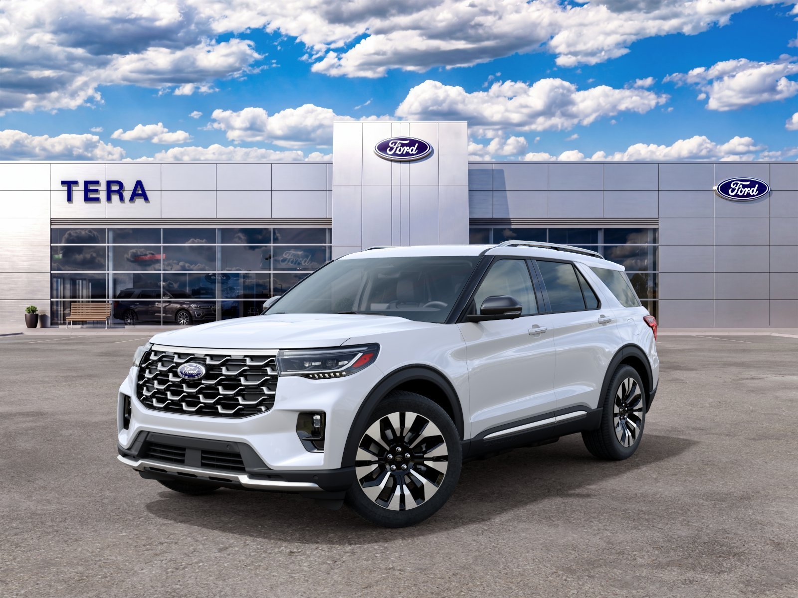New 2027 Star White Metallic Tri-Coat Ford Platinum™ image 29