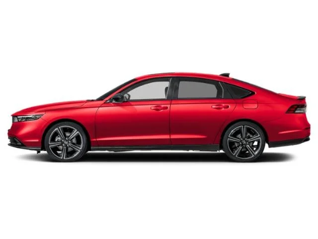 New 2026 Radiant Red Metallic Honda Sport Hybrid image 3