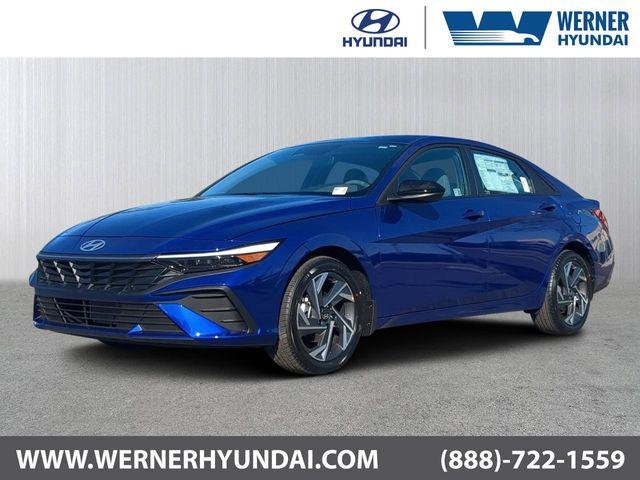 New 2025 Blue Hyundai SEL Sport image 1