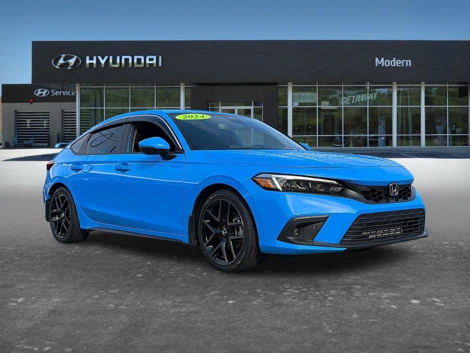 Used 2024 Aegean Blue Metallic Honda Sport Touring image 3