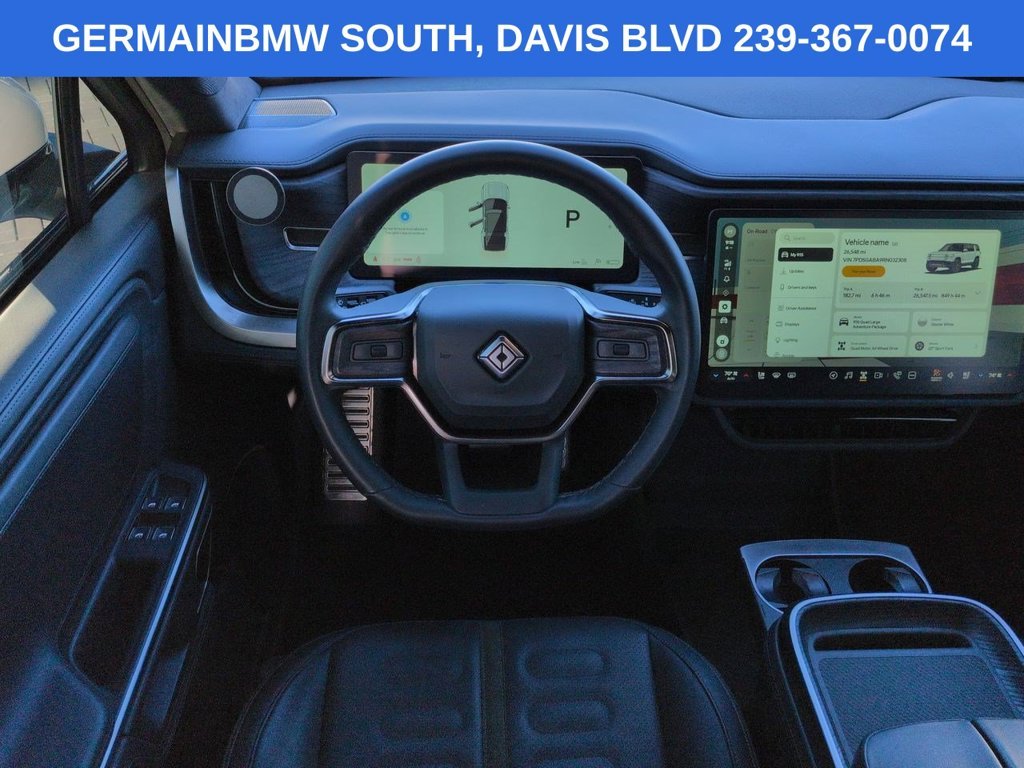 Used 2024 Glacier White Rivian Adventure Quad Motor Large Pack image 17