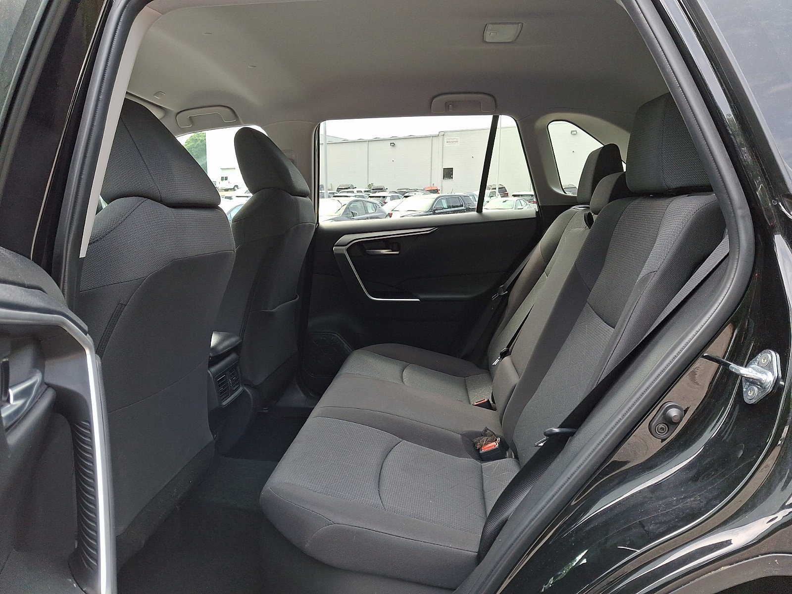 Used 2025 Midnight Black Metallic   218 Toyota Hybrid XLE image 9